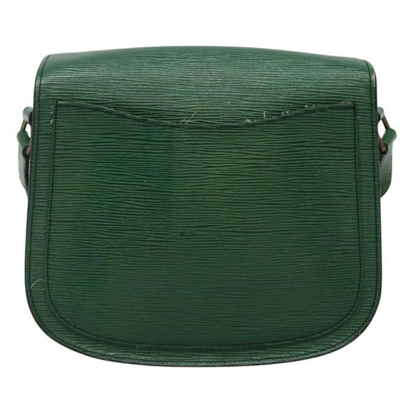LOUIS VUITTON Epi Saint Cloud GM Shoulder Bag Green M52194 LV Auth BA1218