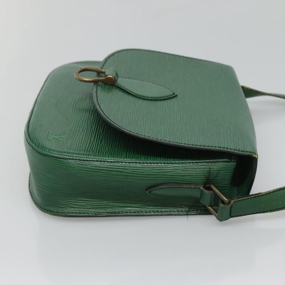 LOUIS VUITTON Epi Saint Cloud GM Shoulder Bag Green M52194 LV Auth BA1218