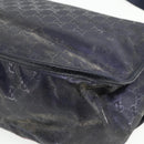GUCCI GG Implementation Shoulder Bag PVC Purple Silver 201732 Auth BA12180-12
