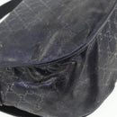 GUCCI GG Implementation Shoulder Bag PVC Purple Silver 201732 Auth BA12180-13