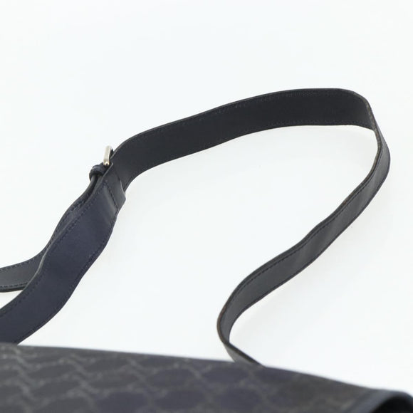 GUCCI GG Implementation Shoulder Bag PVC Purple Silver 201732 Auth BA12180