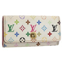 LOUIS VUITTON Monogram Multicolor Multicles 4 Key Case White M93731 Auth BA12181-1