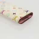 LOUIS VUITTON Monogram Multicolor Multicles 4 Key Case White M93731 Auth BA12181-15