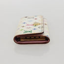 LOUIS VUITTON Monogram Multicolor Multicles 4 Key Case White M93731 Auth BA12181-3