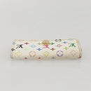 LOUIS VUITTON Monogram Multicolor Multicles 4 Key Case White M93731 Auth BA12181-5