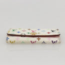 LOUIS VUITTON Monogram Multicolor Multicles 4 Key Case White M93731 Auth BA12181-6
