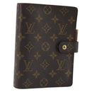 LOUIS VUITTON Monogram Agenda MM Day Planner Cover R20105 LV Auth BA12183A-1