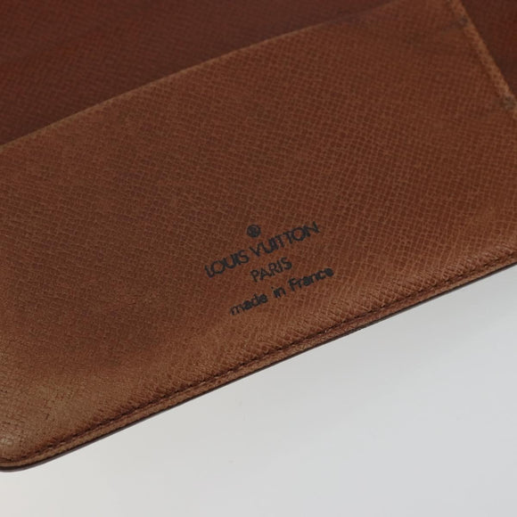 LOUIS VUITTON Monogram Agenda MM Day Planner Cover R20105 LV Auth BA12183A