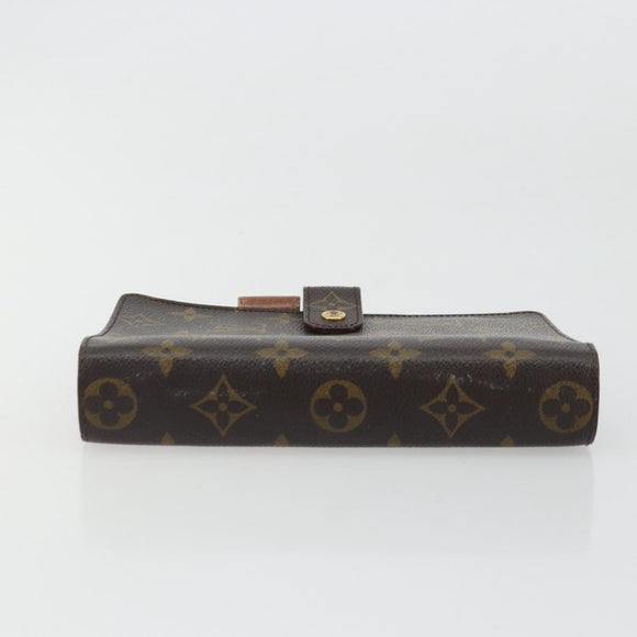 LOUIS VUITTON Monogram Agenda MM Day Planner Cover R20105 LV Auth BA12183A