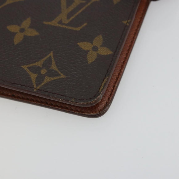 LOUIS VUITTON Monogram Agenda MM Day Planner Cover R20105 LV Auth BA12183A