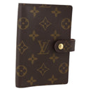 LOUIS VUITTON Monogram Agenda PM Day Planner Cover R20005 LV Auth BA12184A-1
