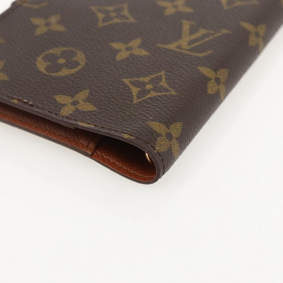 LOUIS VUITTON Monogram Agenda PM Day Planner Cover R20005 LV Auth BA12184A