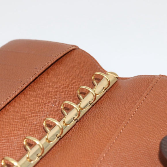 LOUIS VUITTON Monogram Agenda PM Day Planner Cover R20005 LV Auth BA12184A