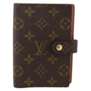 LOUIS VUITTON Monogram Agenda PM Day Planner Cover R20005 LV Auth BA12184A-13
