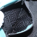 BALLY Hand Bag Leather Turquoise Blue Silver Auth BA12211A-21