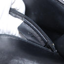 BALLY Quilted Hand Bag Leather Black Gold Auth BA12212A-22