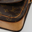 LOUIS VUITTON Monogram Cartouchiere MM Shoulder Bag M51253 LV Auth BA12218-8