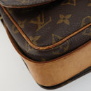 LOUIS VUITTON Monogram Cartouchiere MM Shoulder Bag M51253 LV Auth BA12218-15