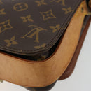 LOUIS VUITTON Monogram Cartouchiere MM Shoulder Bag M51253 LV Auth BA12218-16