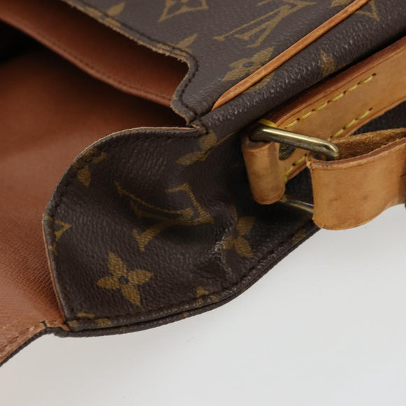 LOUIS VUITTON Monogram Cartouchiere MM Shoulder Bag M51253 LV Auth BA12218