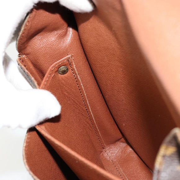 LOUIS VUITTON Monogram Cartouchiere MM Shoulder Bag M51253 LV Auth BA12218