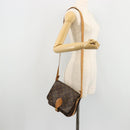 LOUIS VUITTON Monogram Cartouchiere MM Shoulder Bag M51253 LV Auth BA12218-26