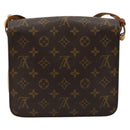 LOUIS VUITTON Monogram Cartouchiere MM Shoulder Bag M51253 LV Auth BA12218-2