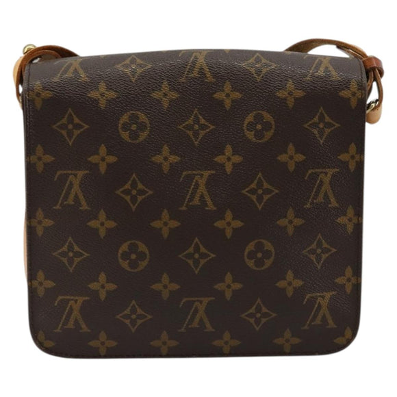 LOUIS VUITTON Monogram Cartouchiere MM Shoulder Bag M51253 LV Auth BA12218