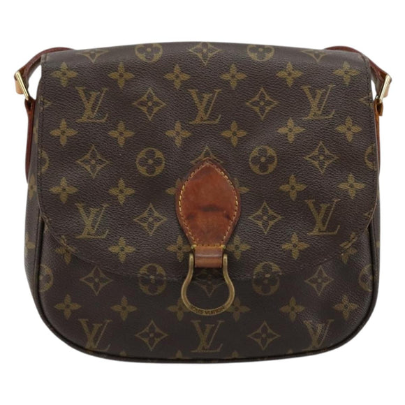 LOUIS VUITTON Monogram Saint Cloud GM Shoulder Bag M51242 LV Auth BA12220