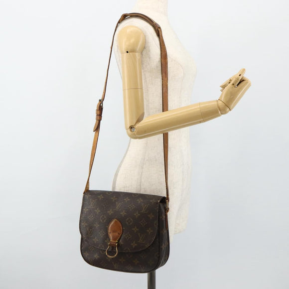 LOUIS VUITTON Monogram Saint Cloud GM Shoulder Bag M51242 LV Auth BA12226