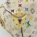 LOUIS VUITTON Monogram Multicolor Speedy 30 Bag White M92643 LV Auth BA12232-17