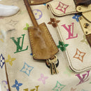 LOUIS VUITTON Monogram Multicolor Speedy 30 Bag White M92643 LV Auth BA12232-9