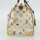 LOUIS VUITTON Monogram Multicolor Speedy 30 Bag White M92643 LV Auth BA12232-3