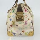 LOUIS VUITTON Monogram Multicolor Speedy 30 Bag White M92643 LV Auth BA12232-4