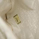 CHANEL Windows Line Tote Bag Canvas Black Gold CC Auth BA12234-19