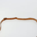 CELINE Macadam Canvas Shoulder Bag PVC Leather Brown Gold Auth BA12236-8