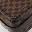 LOUIS VUITTON Damier Ebene Naviglio Shoulder Bag N45255 LV Auth BA12240-16