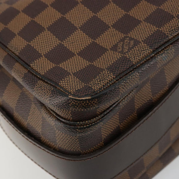LOUIS VUITTON Damier Ebene Naviglio Shoulder Bag N45255 LV Auth BA12240