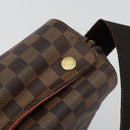 LOUIS VUITTON Damier Ebene Naviglio Shoulder Bag N45255 LV Auth BA12240-18