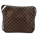 LOUIS VUITTON Damier Ebene Naviglio Shoulder Bag N45255 LV Auth BA12240-13