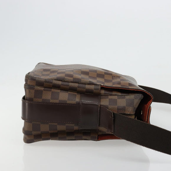 LOUIS VUITTON Damier Ebene Naviglio Shoulder Bag N45255 LV Auth BA12240