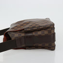 LOUIS VUITTON Damier Ebene Naviglio Shoulder Bag N45255 LV Auth BA12240-4