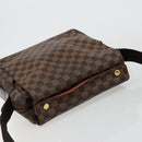 LOUIS VUITTON Damier Ebene Naviglio Shoulder Bag N45255 LV Auth BA12240-6