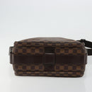 LOUIS VUITTON Damier Ebene Naviglio Shoulder Bag N45255 LV Auth BA12240-5