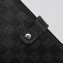 LOUIS VUITTON Damier Graphite Agenda MM Day Planner Cover R20242 LV Auth BA12241-17