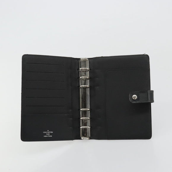 LOUIS VUITTON Damier Graphite Agenda MM Day Planner Cover R20242 LV Auth BA12241