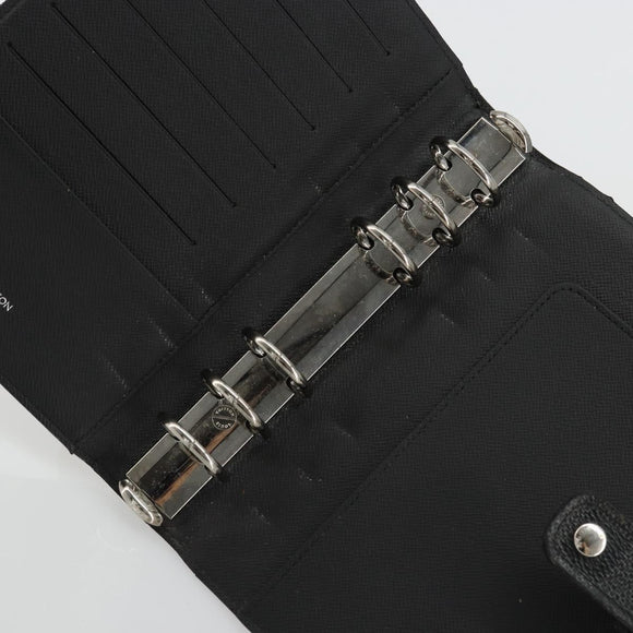 LOUIS VUITTON Damier Graphite Agenda MM Day Planner Cover R20242 LV Auth BA12241