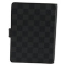 LOUIS VUITTON Damier Graphite Agenda MM Day Planner Cover R20242 LV Auth BA12241-2
