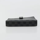 LOUIS VUITTON Damier Graphite Agenda MM Day Planner Cover R20242 LV Auth BA12241-4