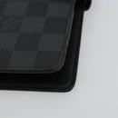 LOUIS VUITTON Damier Graphite Agenda MM Day Planner Cover R20242 LV Auth BA12241-7